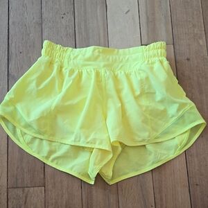Women's Neon Yellow Shorts